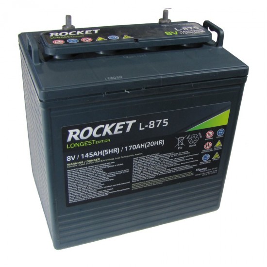 Batterie Rocket 8 volts