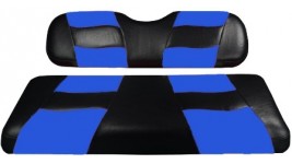 Recouvrement siège arrière bleu et noir