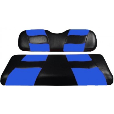 Recouvrement siège arrière bleu et noir