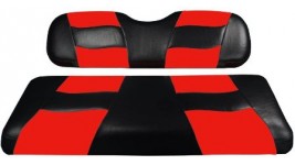Recouvrement siège arrière rouge et noir